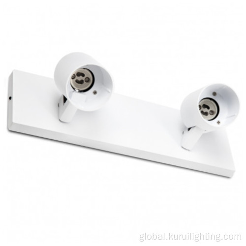 New Double-headed GU10 Wall Light Modern White Without Bulb Double-headed GU10 Wall Light Manufactory